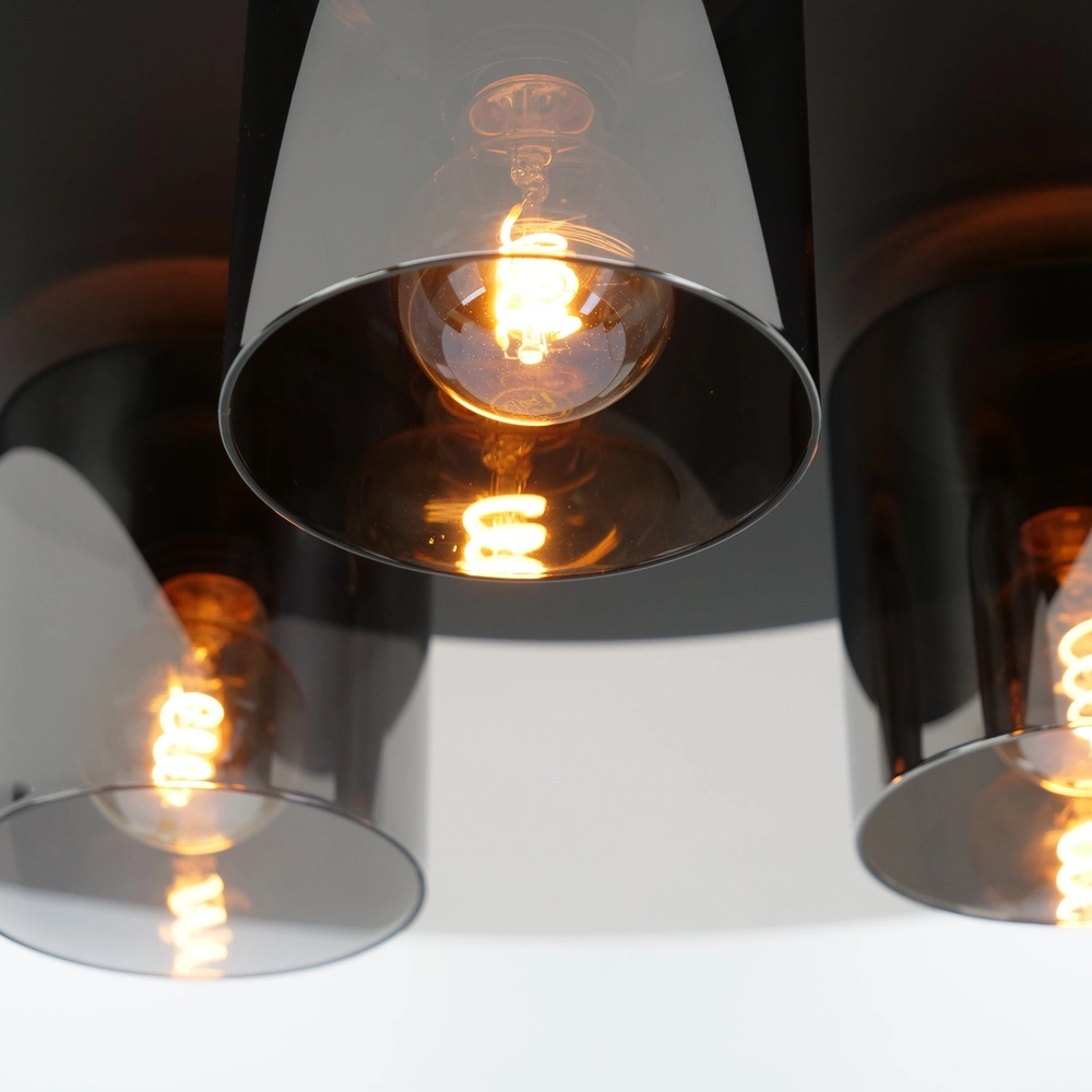 Plafondlamp Gorosiba 1 Ø 45cm - met smoke glas Eglo 9002759996314