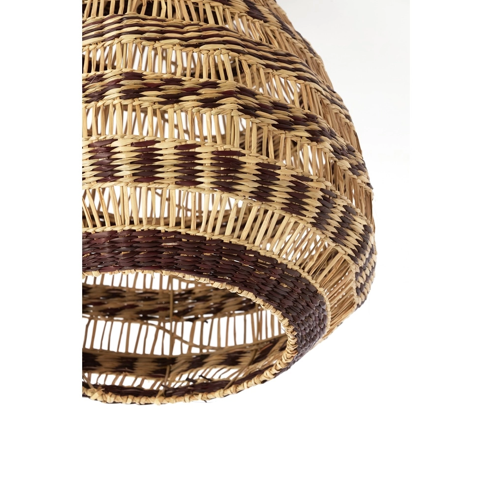 Rotan hanglamp Soluna Ø 56cm - donkerbruin naturel Light & Living 8717807836788