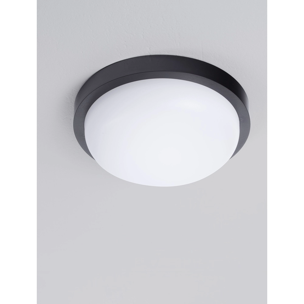 Plafondlamp Reo zwart Ø 23,5cm Lyora 5212017453310