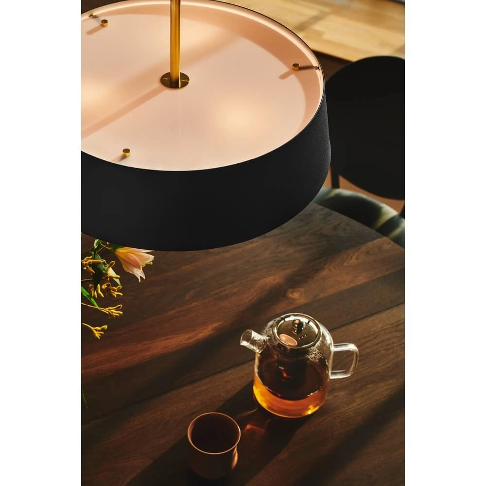 Strakke hanglamp Clasi zwart Ø 45cm Nordlux 5704924015939