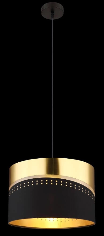 Hanglamp Or zwart met goud Globo 9007371458707