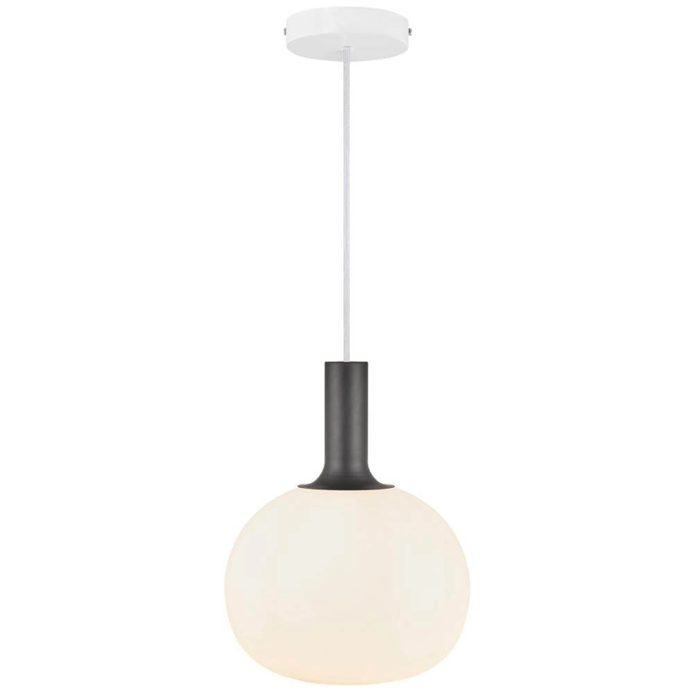 Glazen hanglamp Alton bol Ø 25cm wit Nordlux 5701581413887