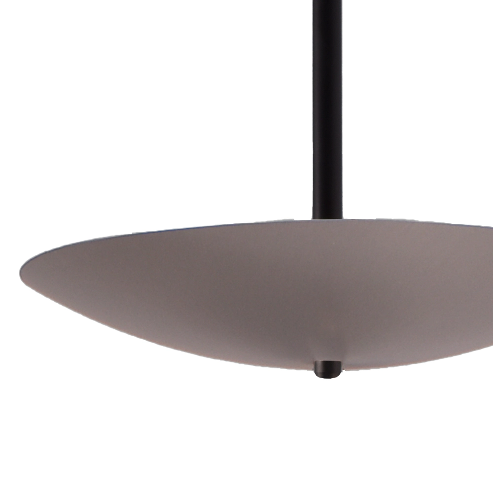 Plafondlamp Scala Ø 25cm zwart met nikkel Masterlight 8718121337722