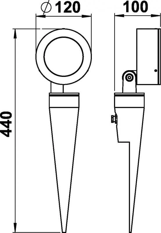 Tuinspot boom Growie 12 watt - wit Albert 4007235823905
