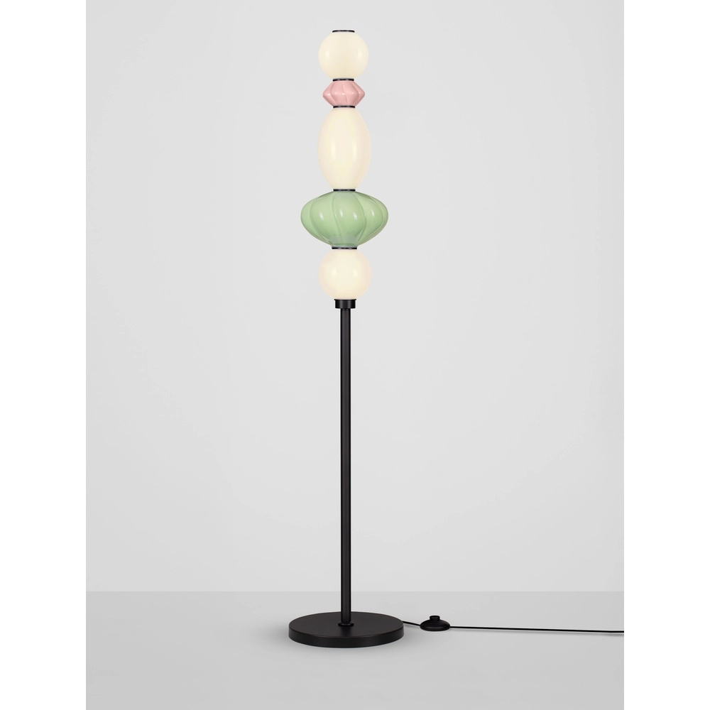 Vloerlamp Oneta wit - roze - groen Lyora 5212017473967