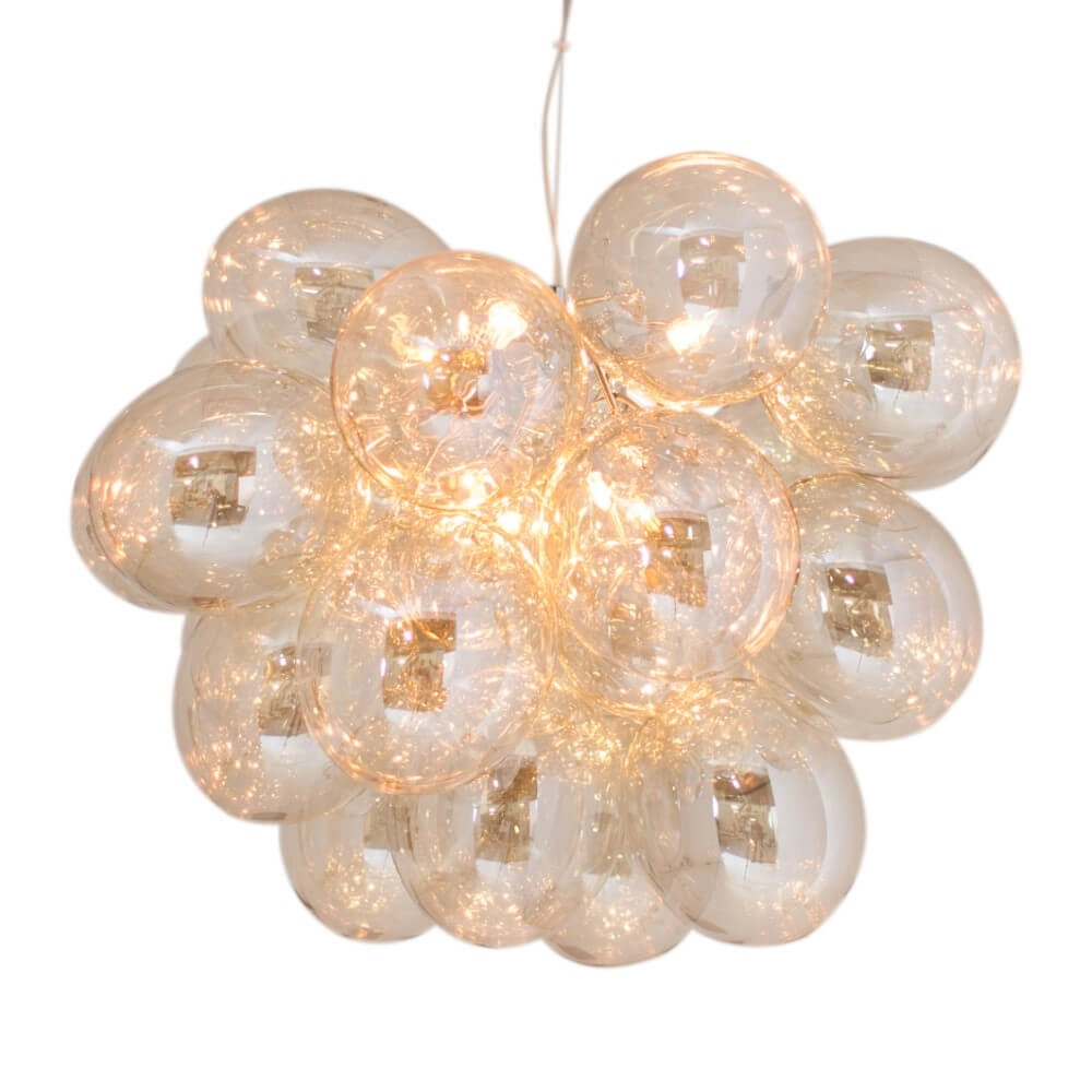 Hanglamp Gross amber glas 62cm Hanglamp Gross amber glas 62cm