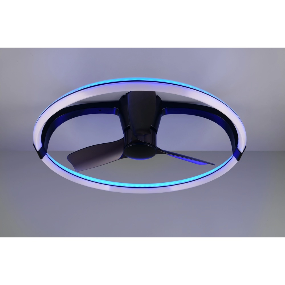 Smarthome ventilator Stockholm zwart Ø 73,5 Tuya Trio 4017807693133