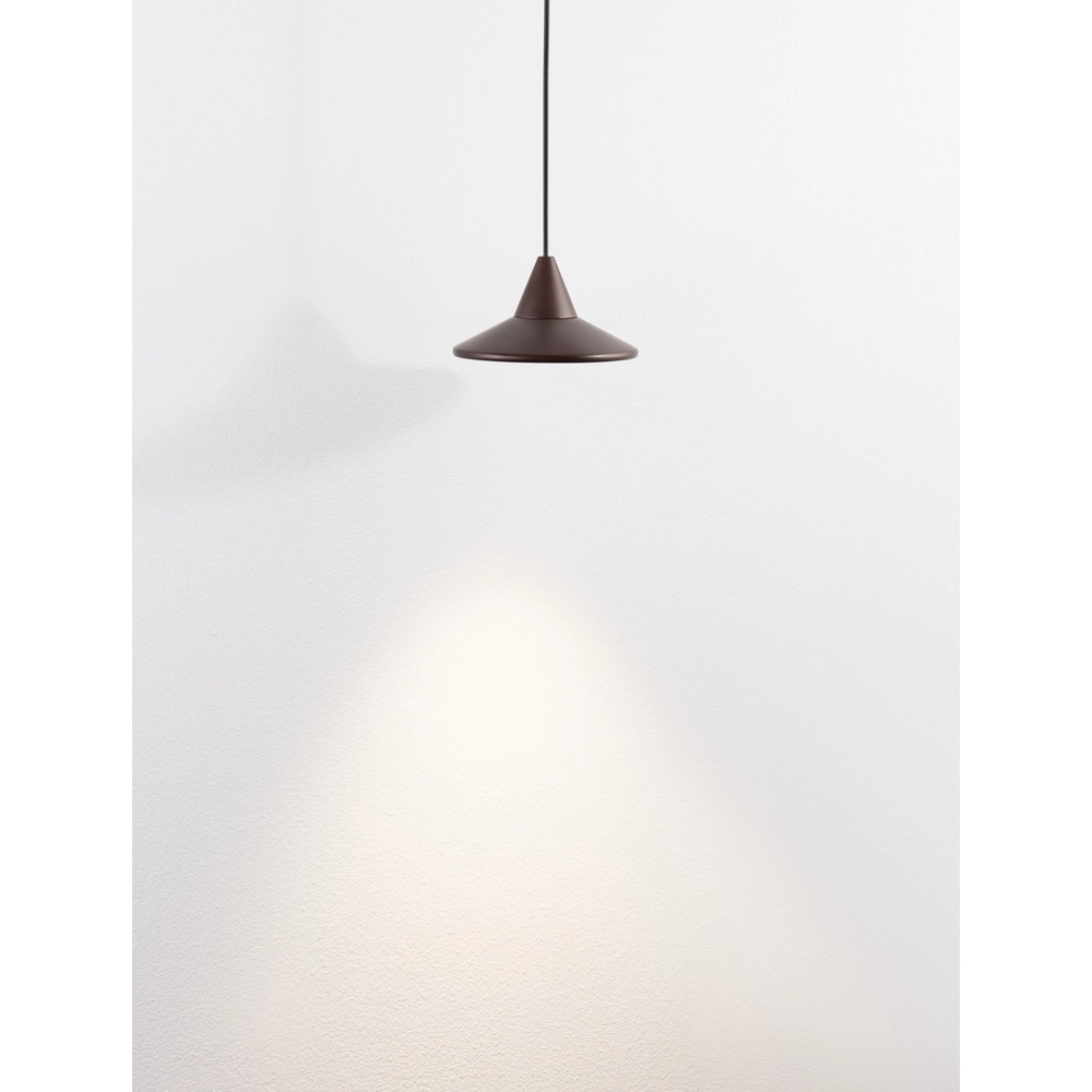 Hanglamp Dro strak design koffie bruin Lyora 5212017445353