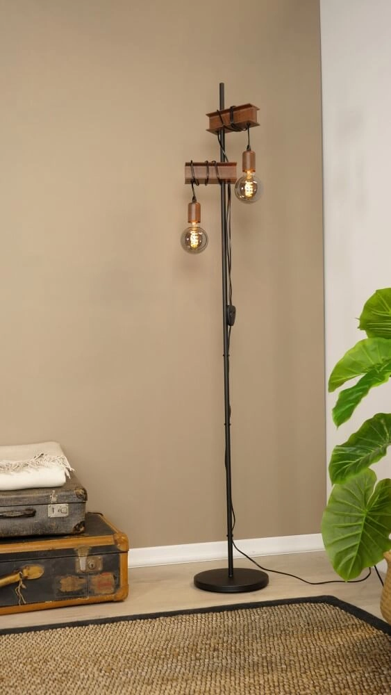 Roestige vloerlamp Townshend 4 Eglo 9002759435264