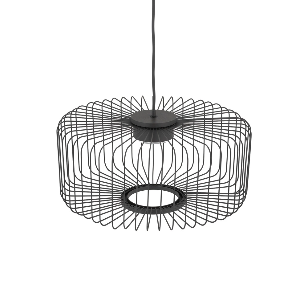 Kooilamp Kenai umbra grijs Ø 38cm Lyora 5903139122283