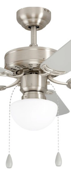 Plafondventilator lamp Cadiz E27 106cm RVS Eglo 9002759350741