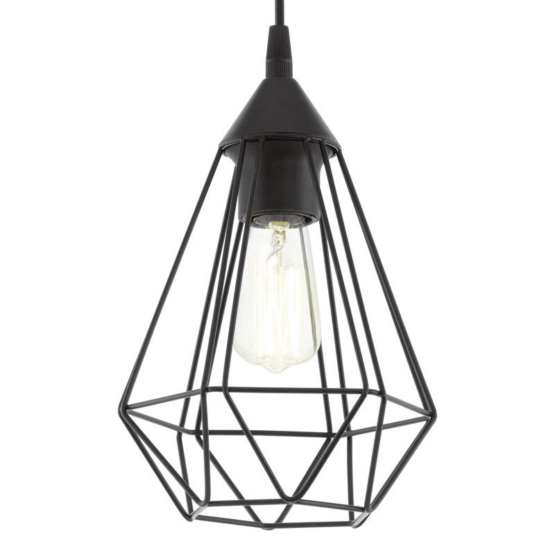 Hanglamp Tarbes 17cm zwart