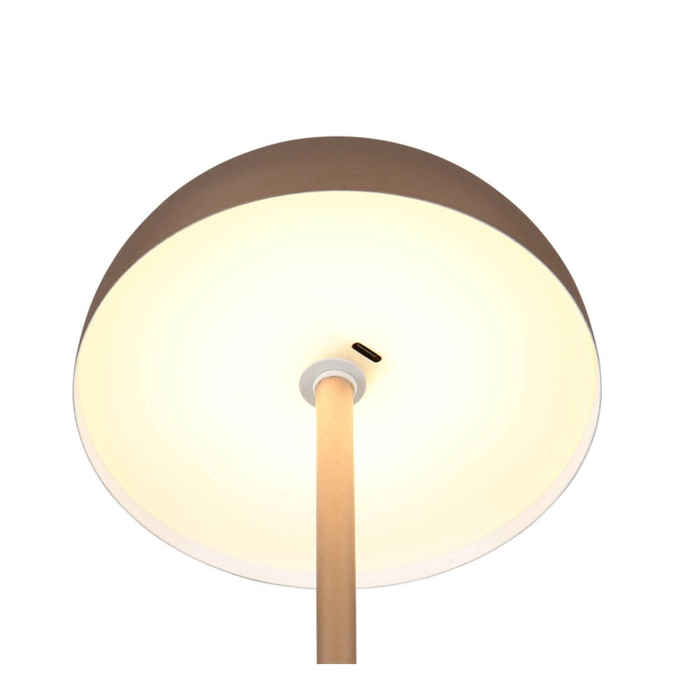 Tafellamp Munoz koffiebruin Ø 13cm Trio 4017807642537