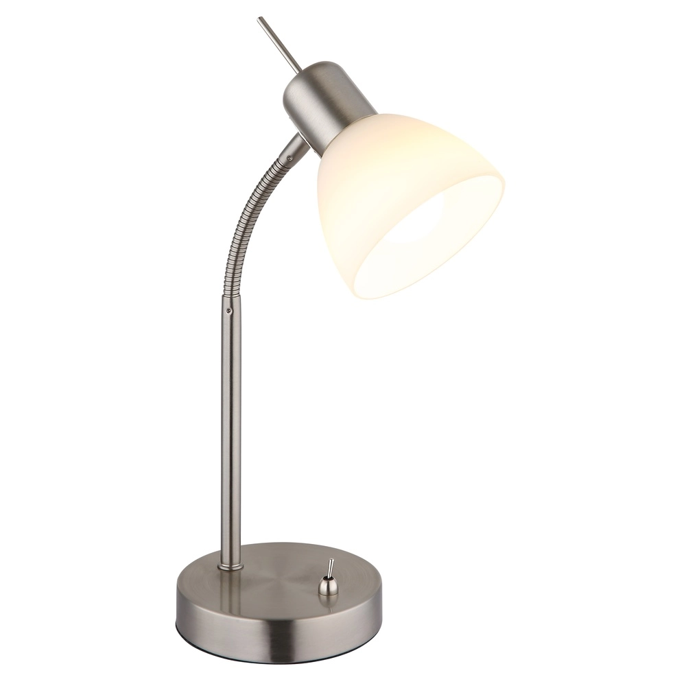 Bureaulamp Malte nikkel