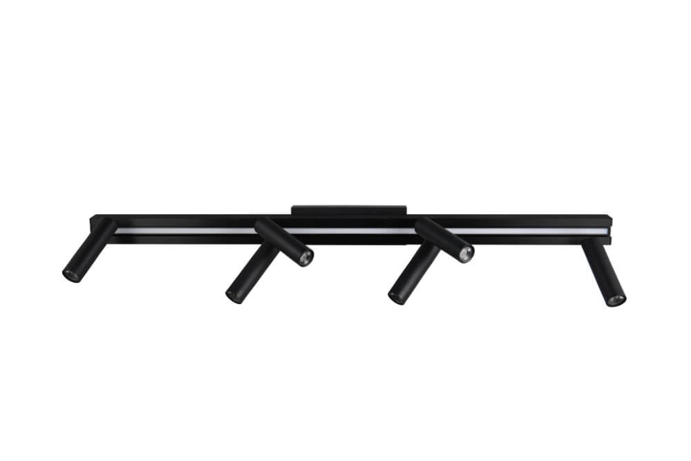 6-lichts led spot Zeno zwart Trio 4017807627312