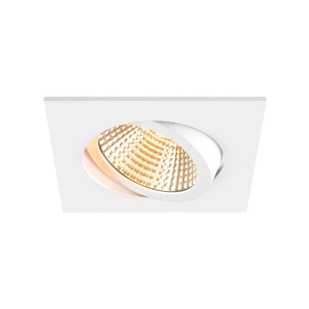 Inbouwring New Tria 95 vierkant wit - zonder fitting SLV 4024163277198