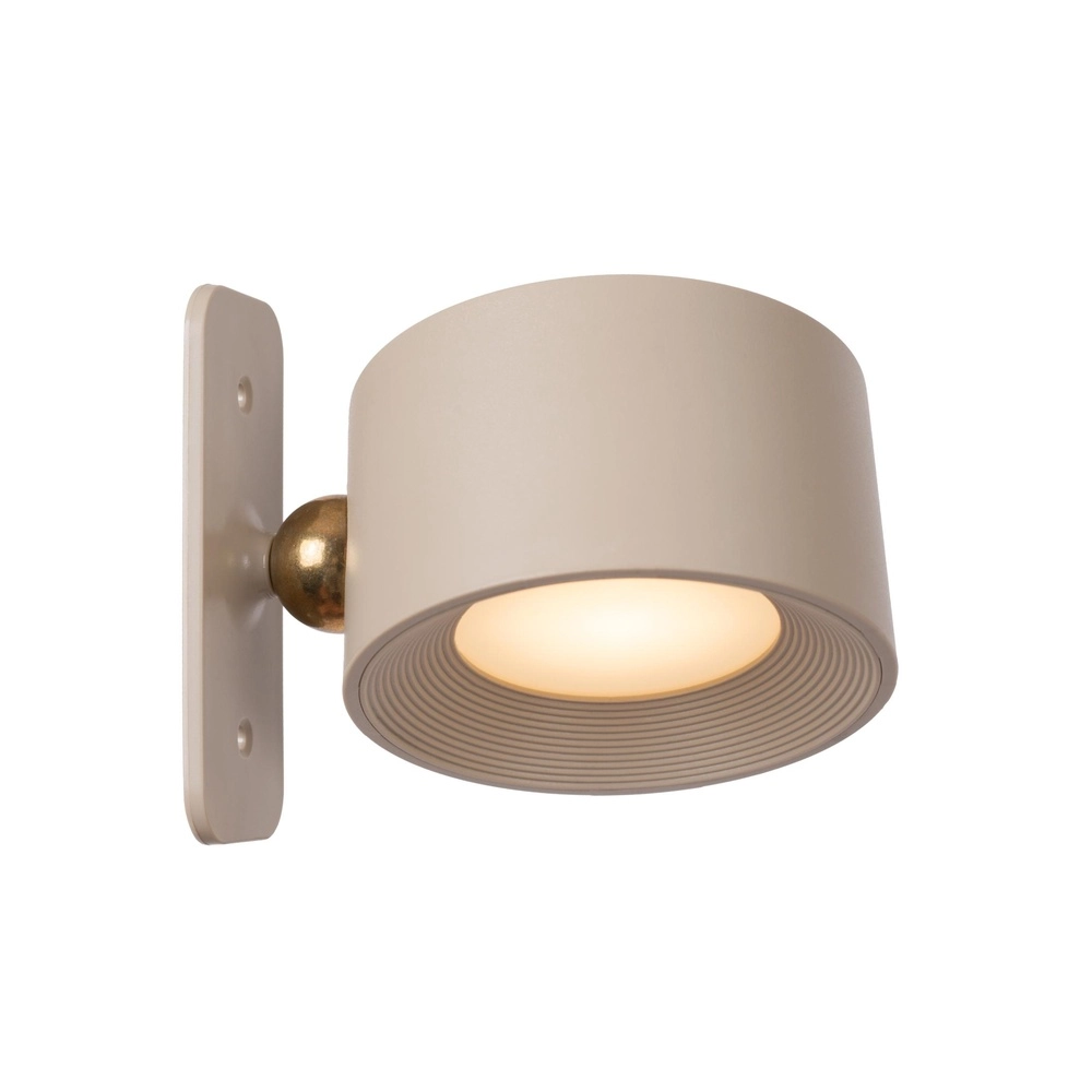 Oplaadbare bureaulamp Jolan taupe Lucide 5411212461100