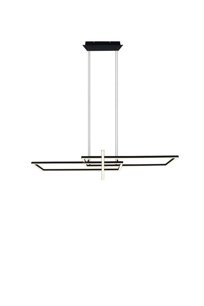 Zwarte led hanglamp Salinas Trio 4017807487923