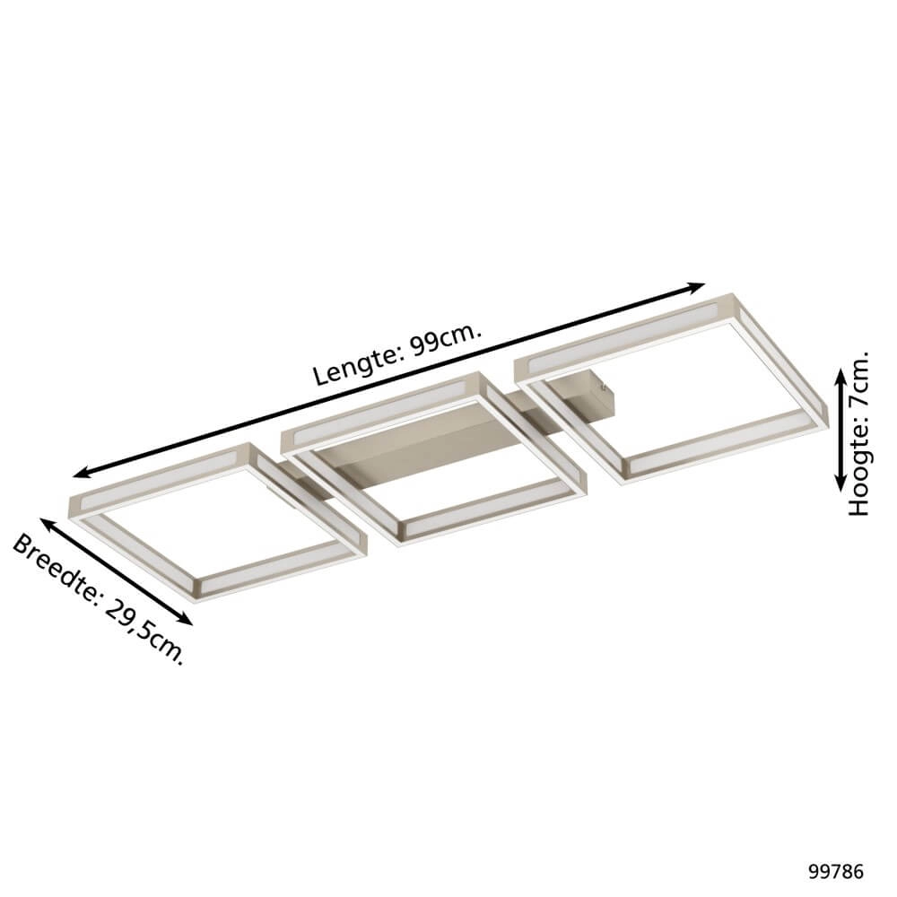 Led plafondlamp Altaflor Eglo 9002759997861