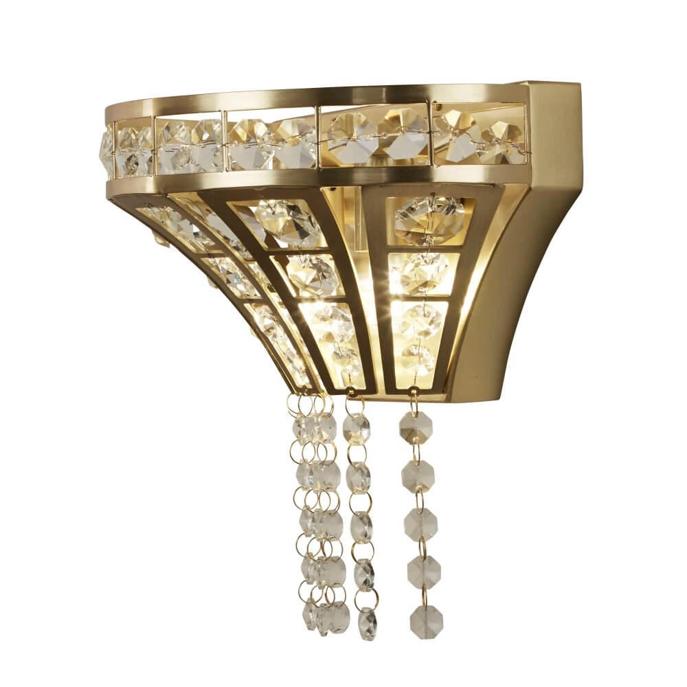 Wandlamp Gemma goud Searchlight 5053423249933