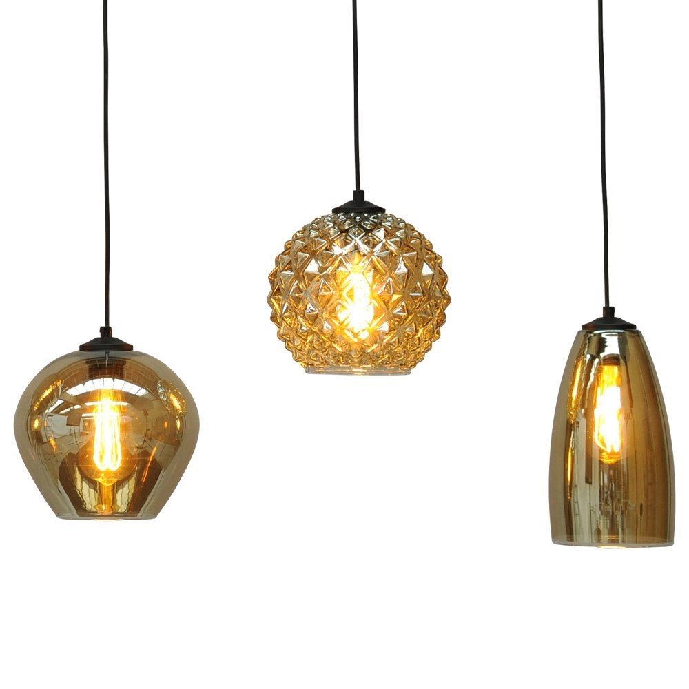 Glazen hanglamp Quinto 5 Masterlight 8718121216508