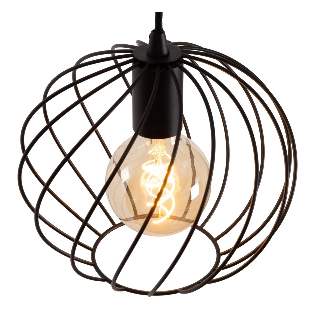 Hanglamp Danza Ø 50cm zwart Lucide 5411212211576
