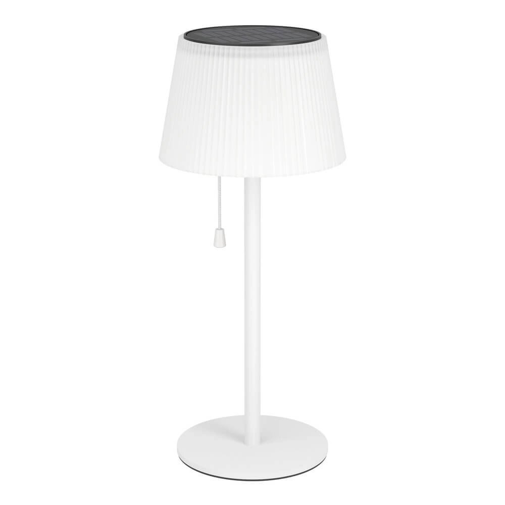 Tafellamp Scordiano wit met solar Tafellamp Scordiano wit met solar