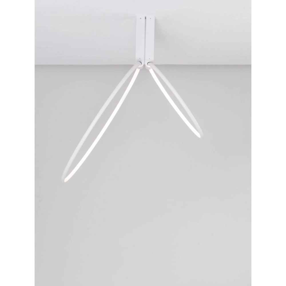 Design plafondlamp Garve wit Ø 40cm en Ø 60cm Lyora 5212017431844