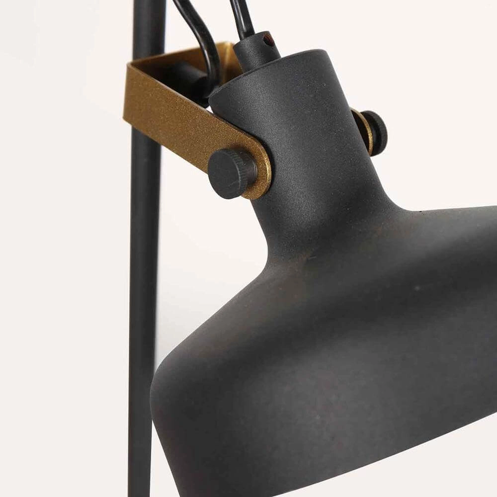 Vloerlamp Prato zwart met goud Steinhauer 8712746176407