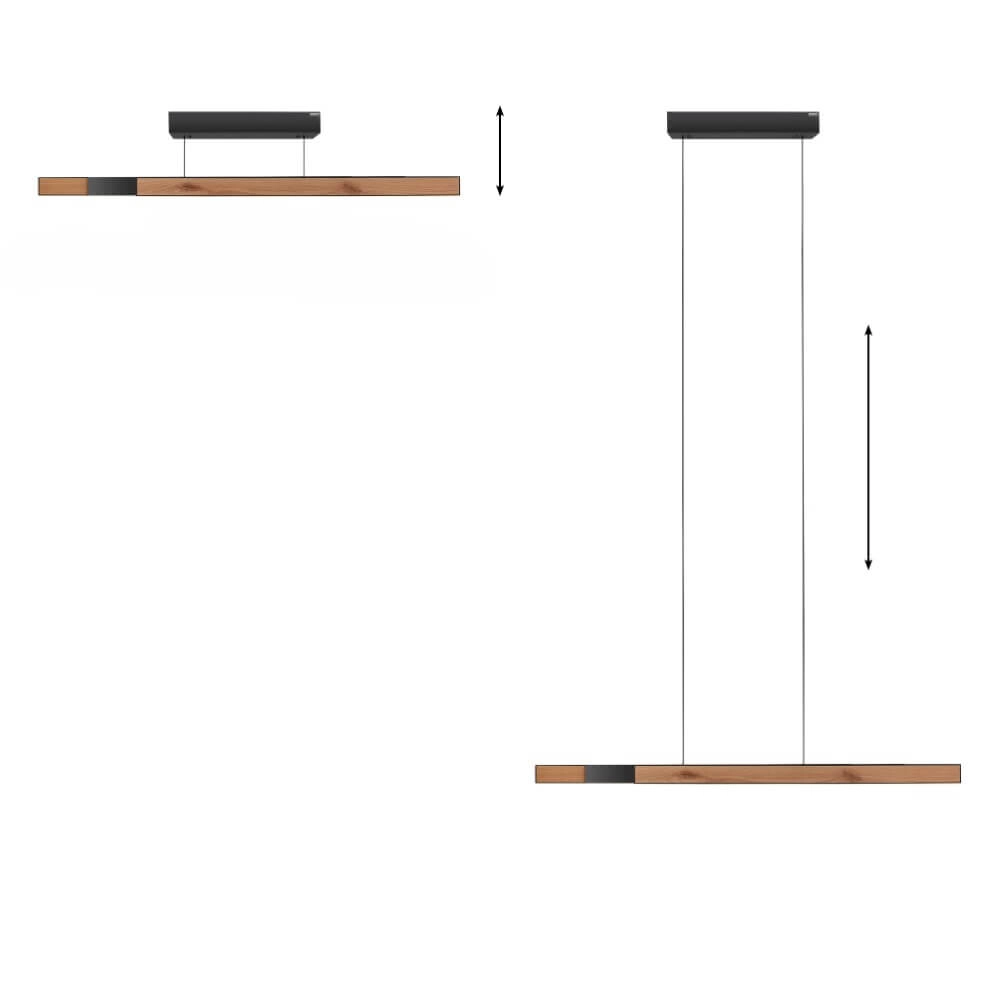 Design hanglamp Pure Moto-Rise hout Paul Neuhaus 4012248374443