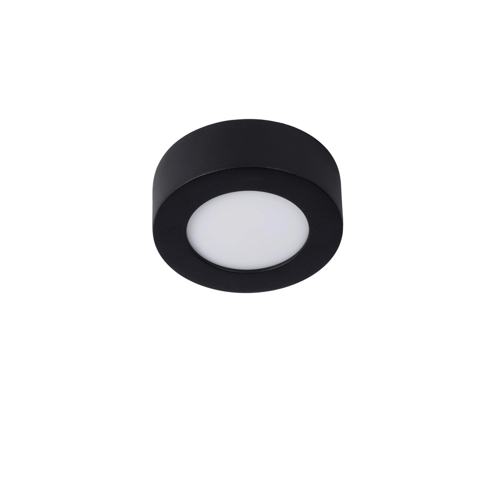 Plafonniere Brice-Led Ø 11,7cm - IP44 zwart
