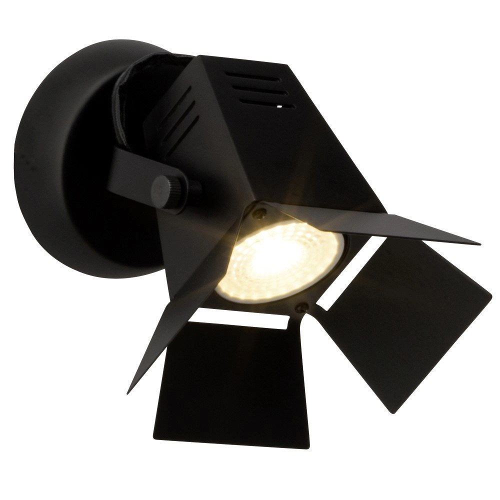 Zwarte led spot Movie Led