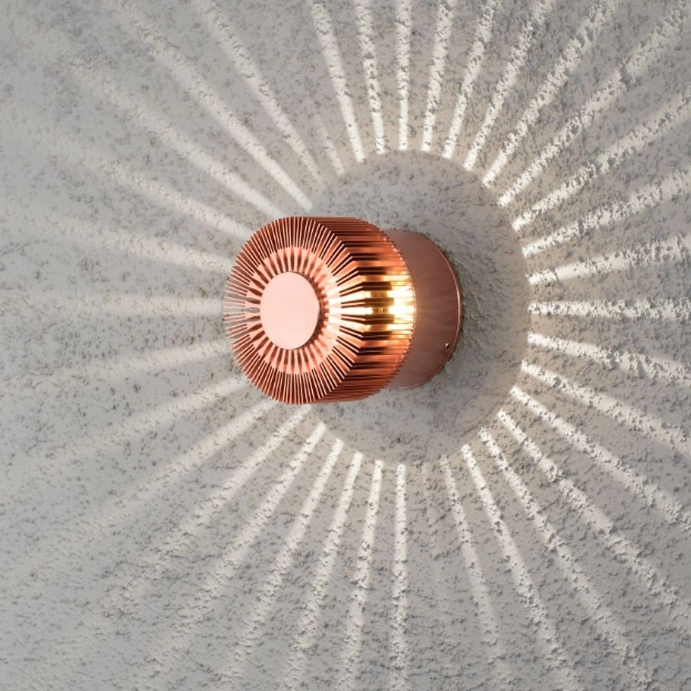 Design wandspot Monza met LED roodkoper KonstSmide 7318307900903