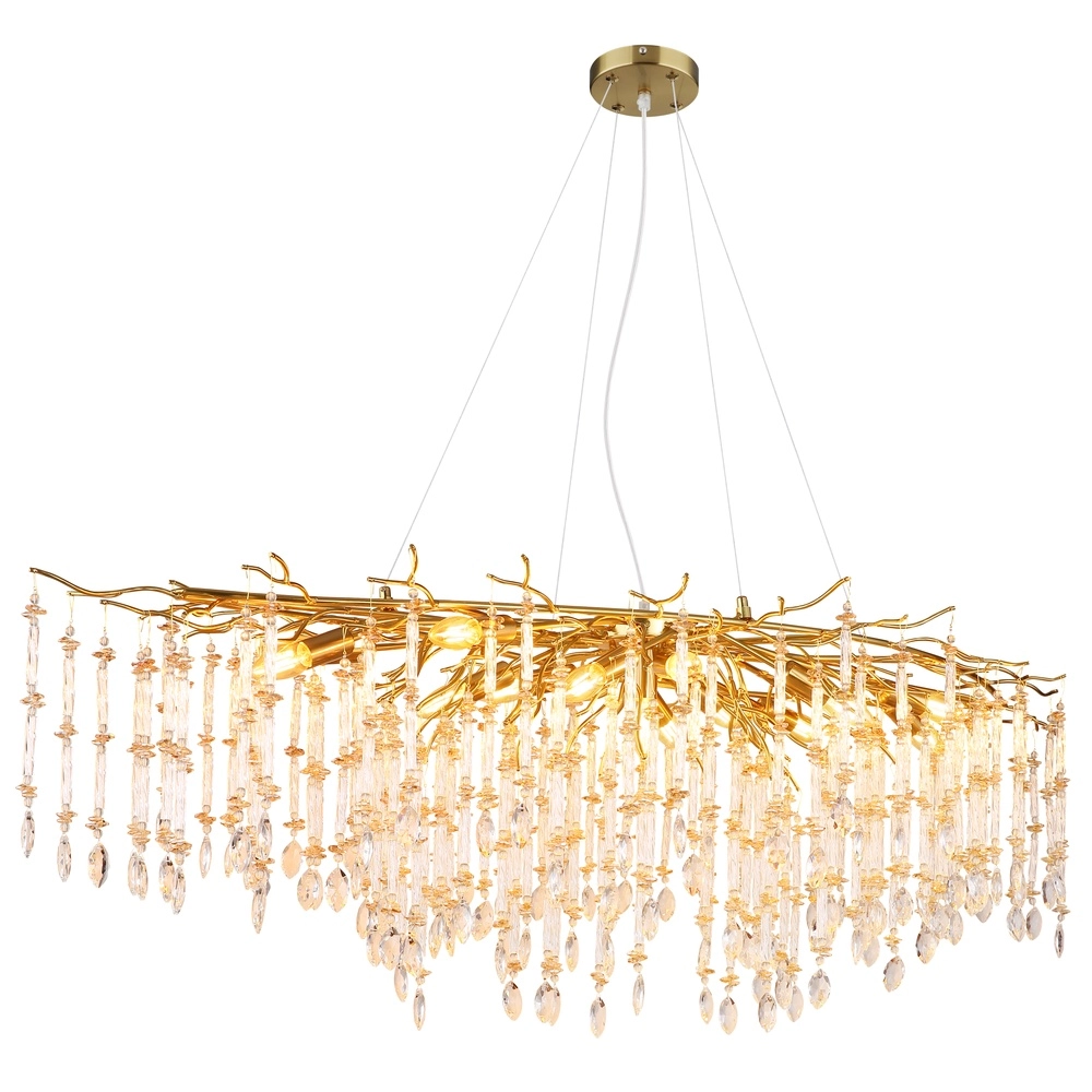 Hanglamp Gloria 150cm goud