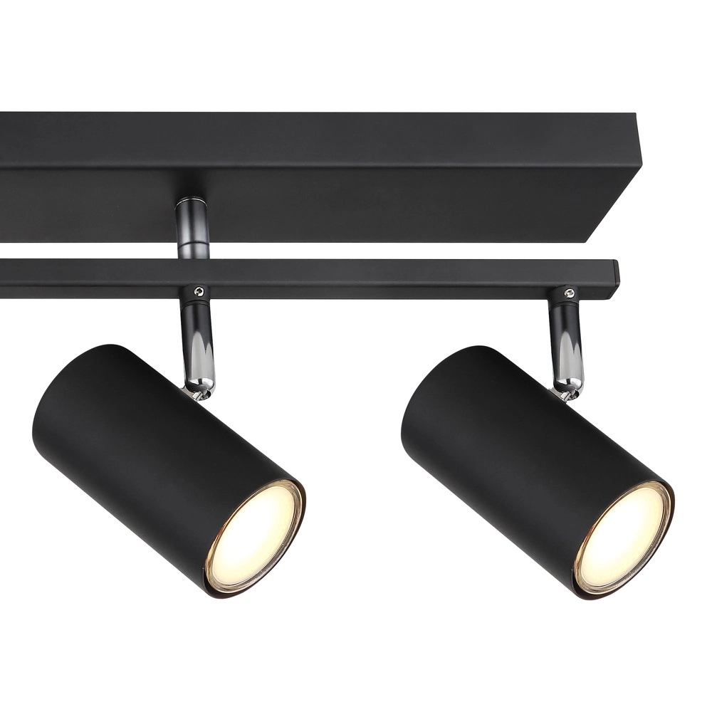 Plafondlamp 5-lichts Robby zwart Globo 9007371439577