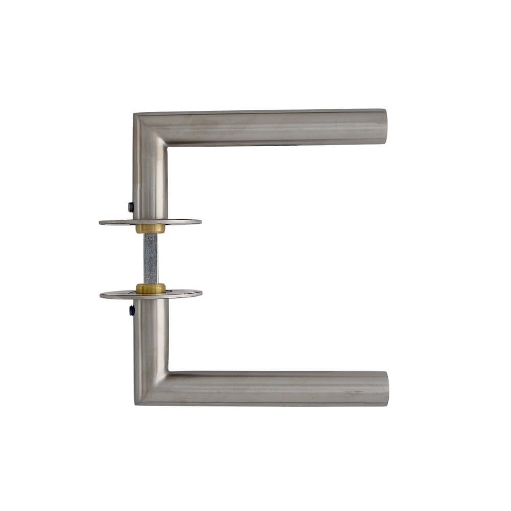 Deurklink Jura zelfklevend rozet RVS Intersteel 8714186562376