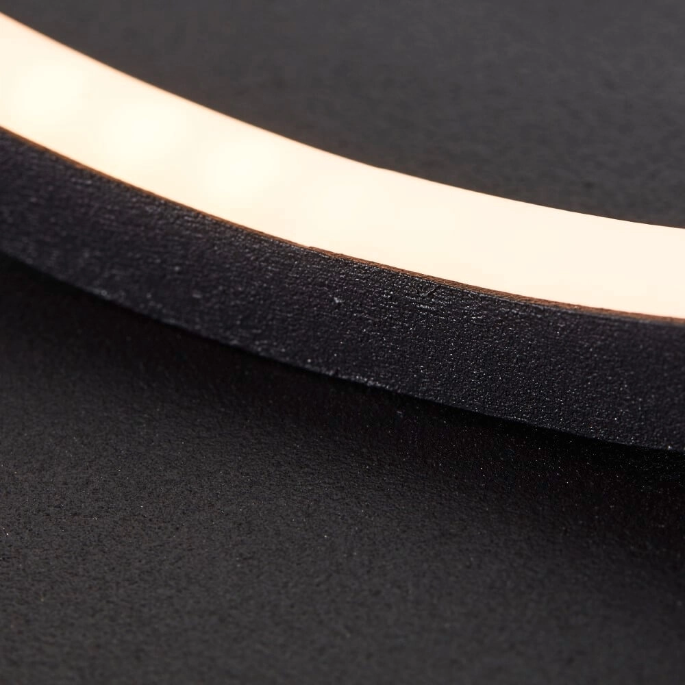 Tafellamp Chaumont rond zwart Brilliant 4004353414985