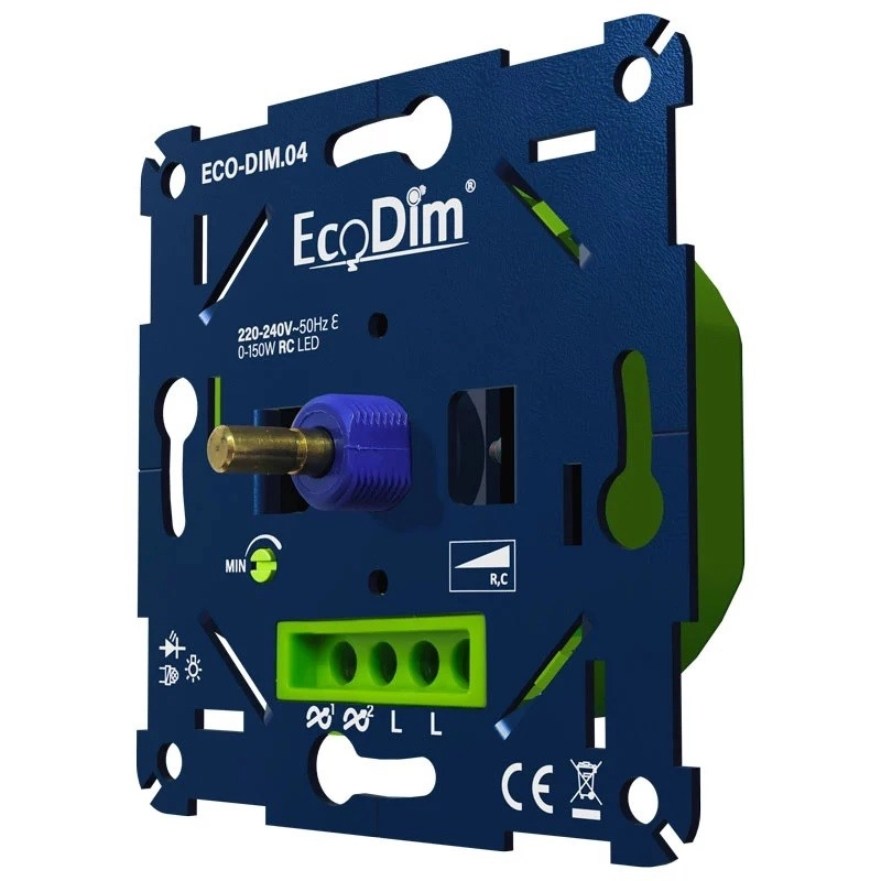 Led dimmer 0 tot 150W ecodim fase afsnijding Vtac 8719322370716