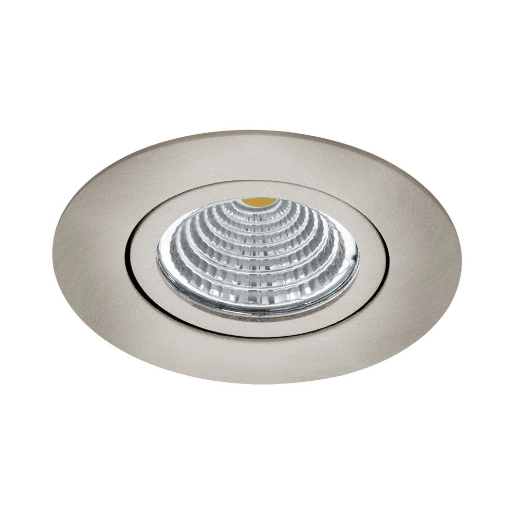 Richtbare led spot Saliceto rond - 6w -  4000K nikkel mat