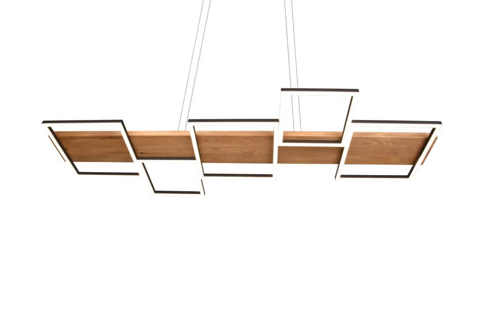 Houten led hanglamp Harper Trio 4017807524963