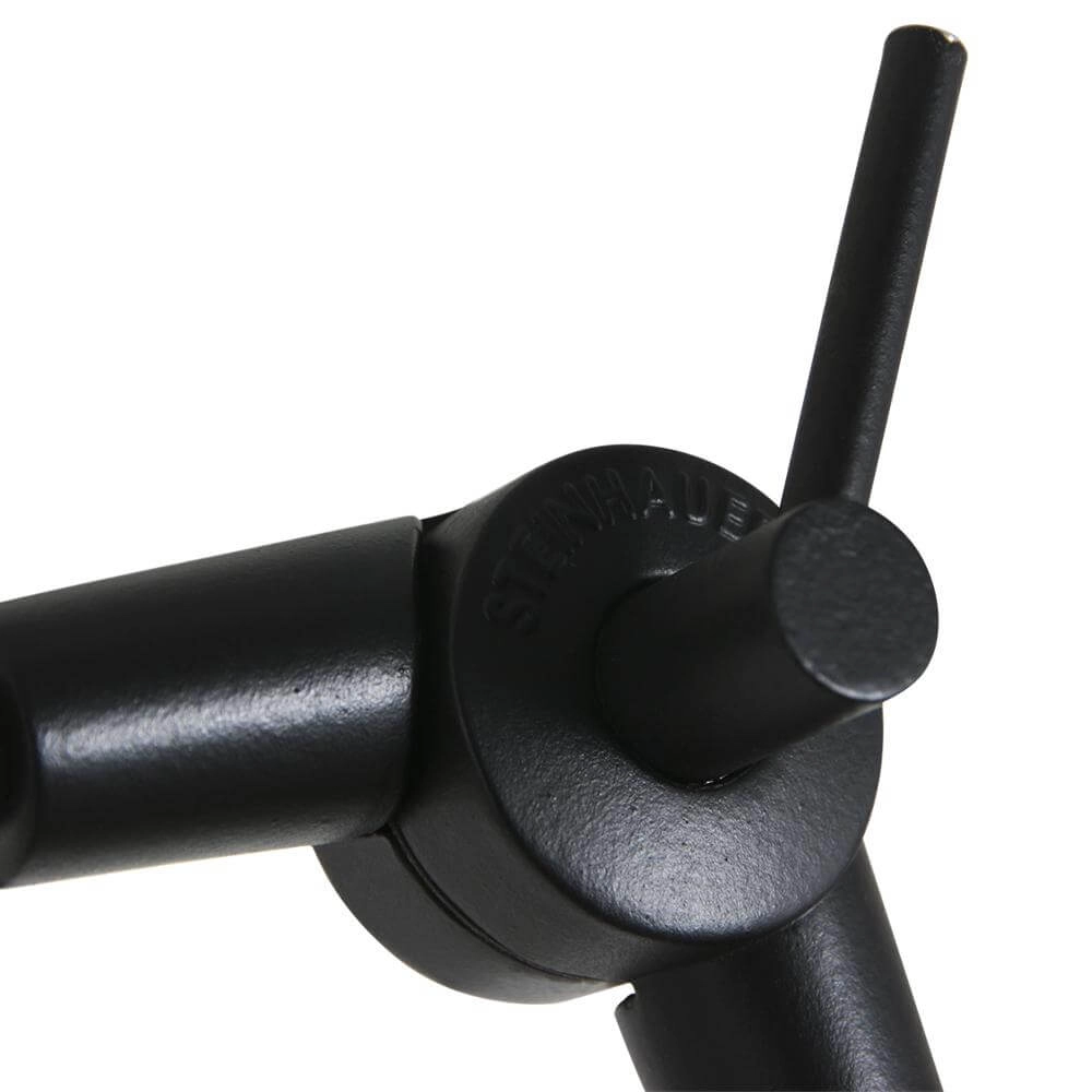 Wandlamp Prestige Chic zwart met bamboe kap Steinhauer 8712746172935