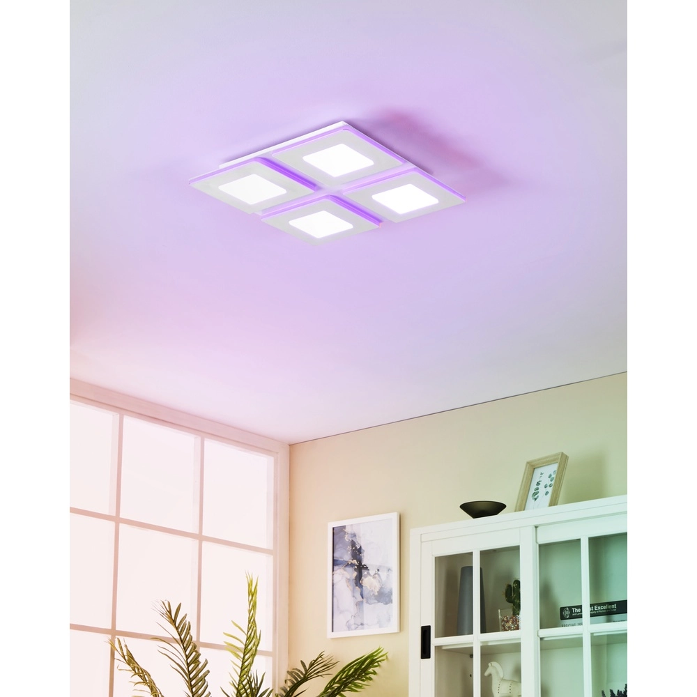 Led plafondlamp Padrogiano-Z Zigbee - 45x45cm Eglo 9008606244164