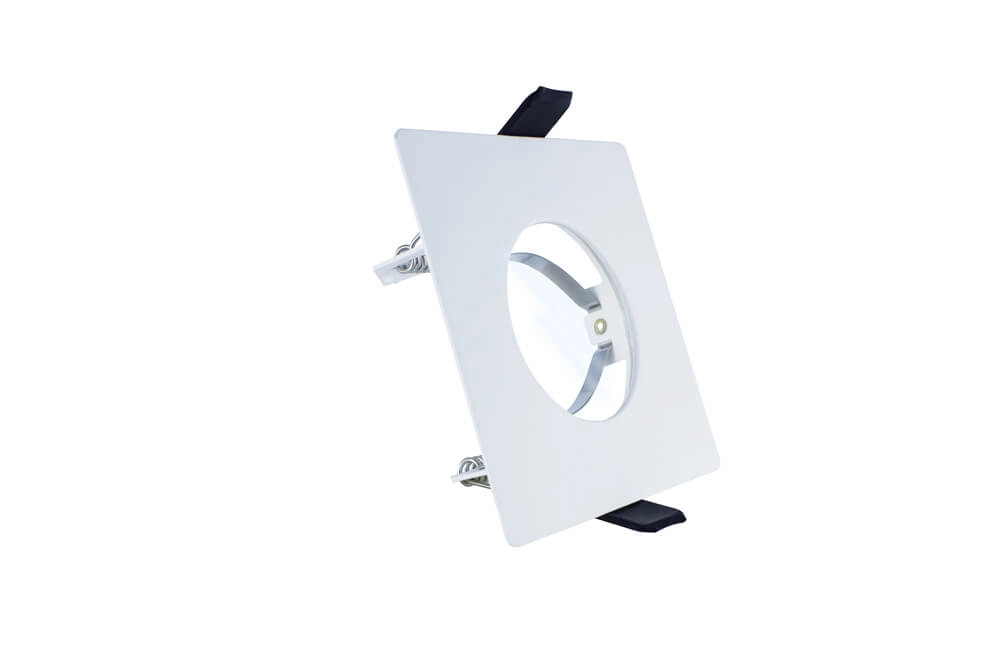 Witte inbouwspot EvoFire GU10 - vierkant Lyora 5055788228622