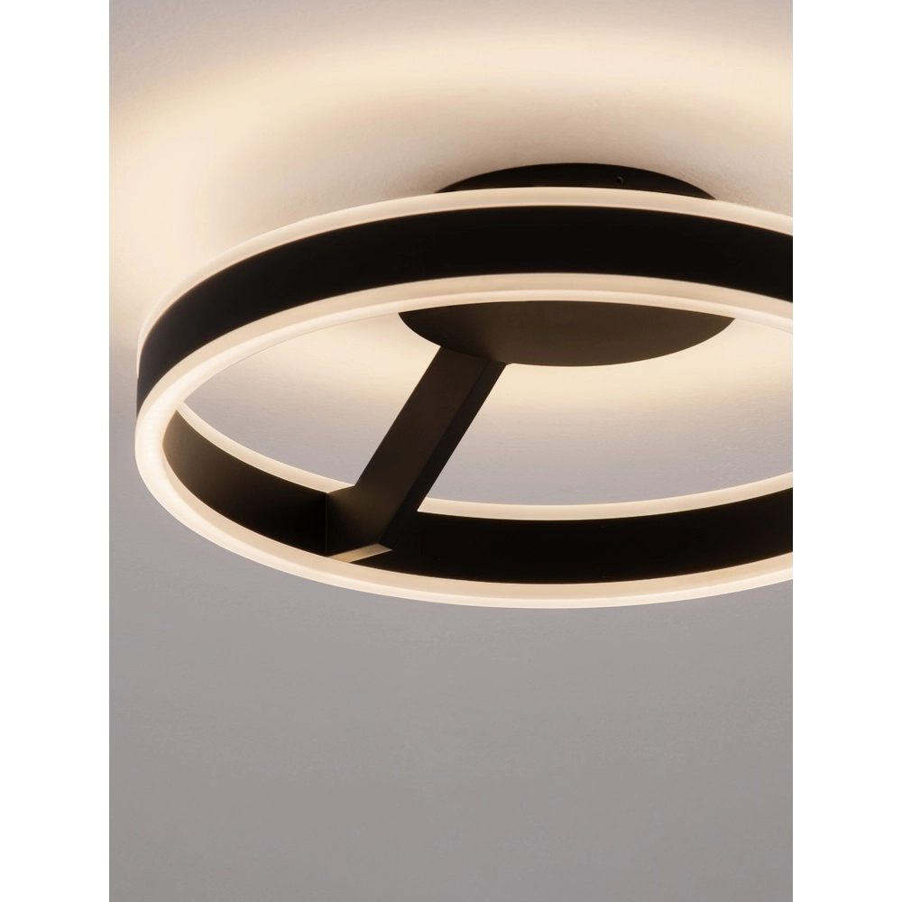 Plafondlamp Bianco zwart Ø 40cm Lyora 5212017473813