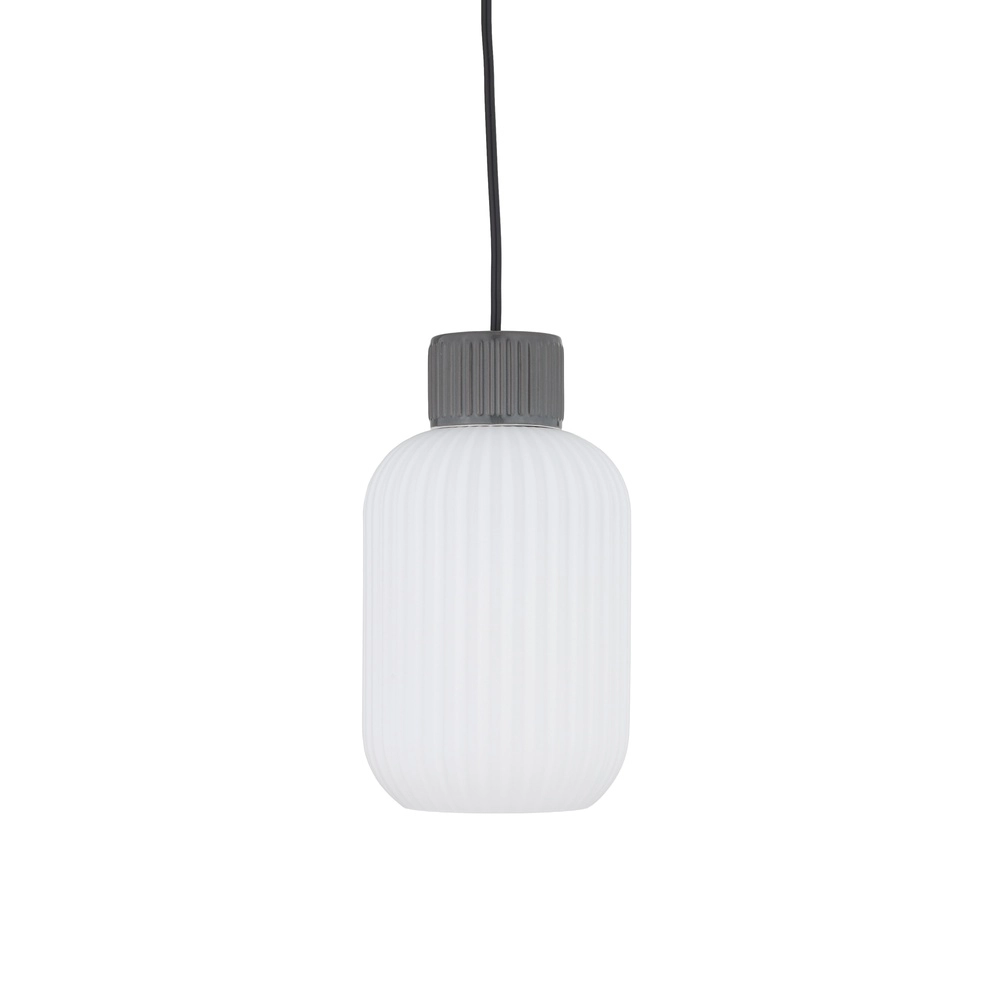 Hanglamp Aurora grijs Ø 14cm Lyora 5903139119696