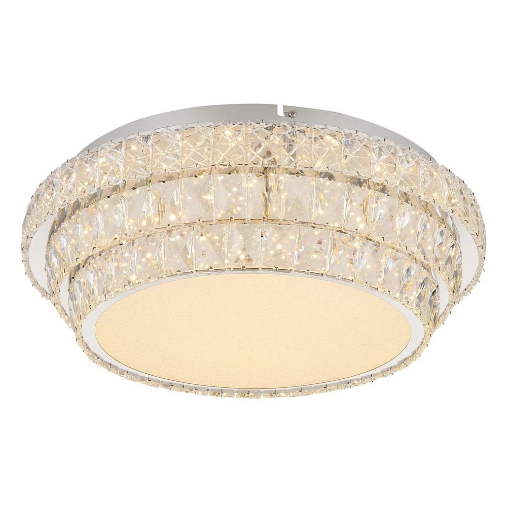 Plafondlamp Klara Ø 50cm chroom Globo 9007371459087