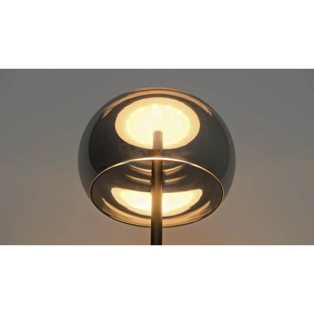 Design tafellamp Bounto met smoke glas Lyora 4255805301173