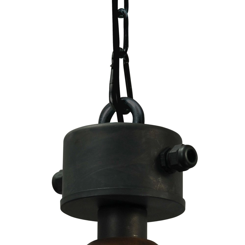 Stoere hanglamp Industria 52 roestbruin Masterlight 8718121232362