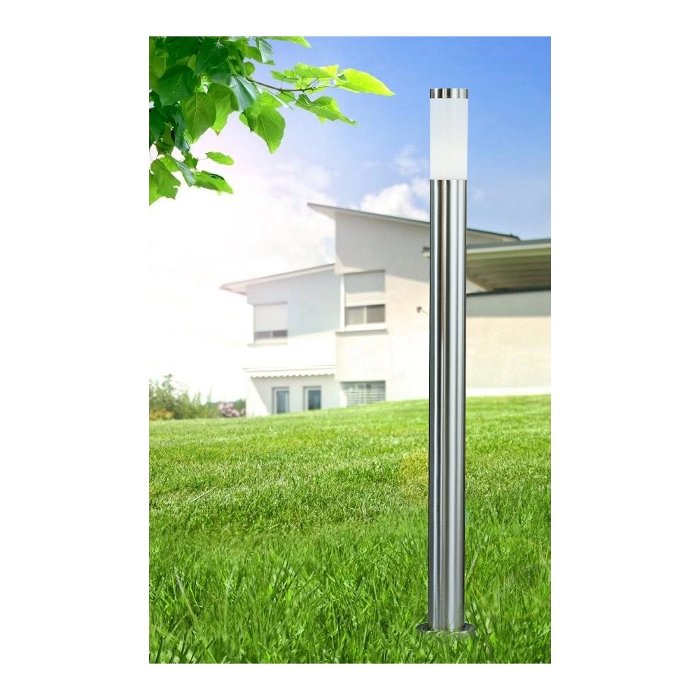 Padverlichting Boston Led RVS met wit - 8,8W - 3000K Globo 9007371294329