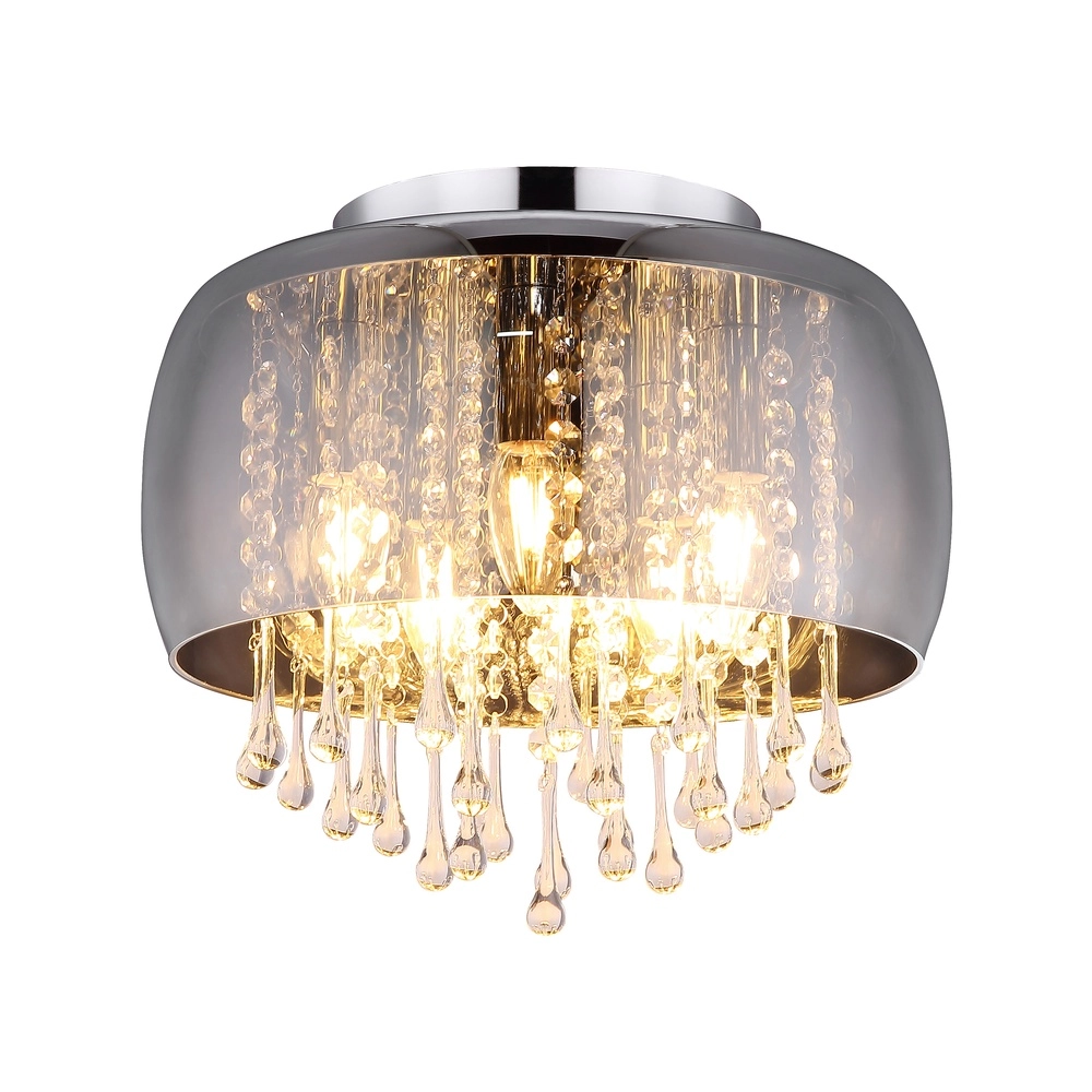 Plafondlamp Kalla Ø 35cm chroom